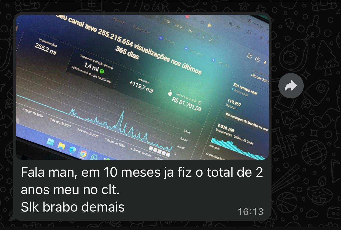 Depoimento de aluno MSD